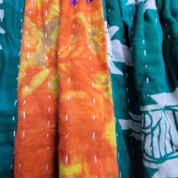 Karma Nepal Craft 100% Cotton Stitched Pattern Shorts With Pockets Free Size - Picture 6 of 12